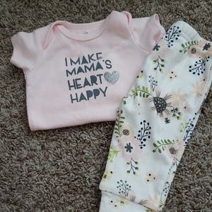 Infant girl's outfit